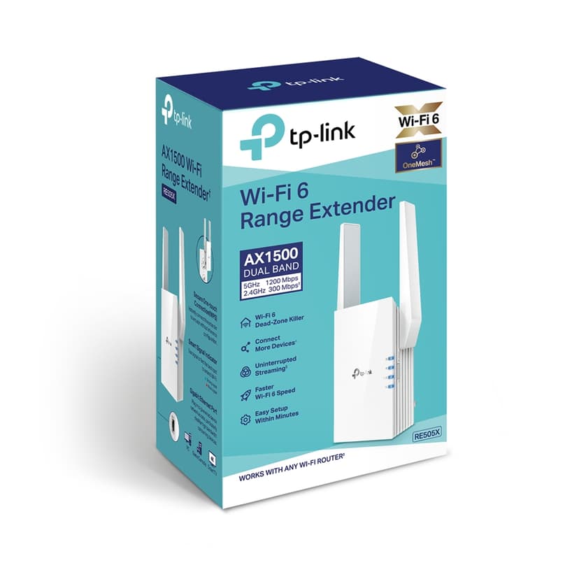 TP-Link RE505X WiFi 6 Range Extender