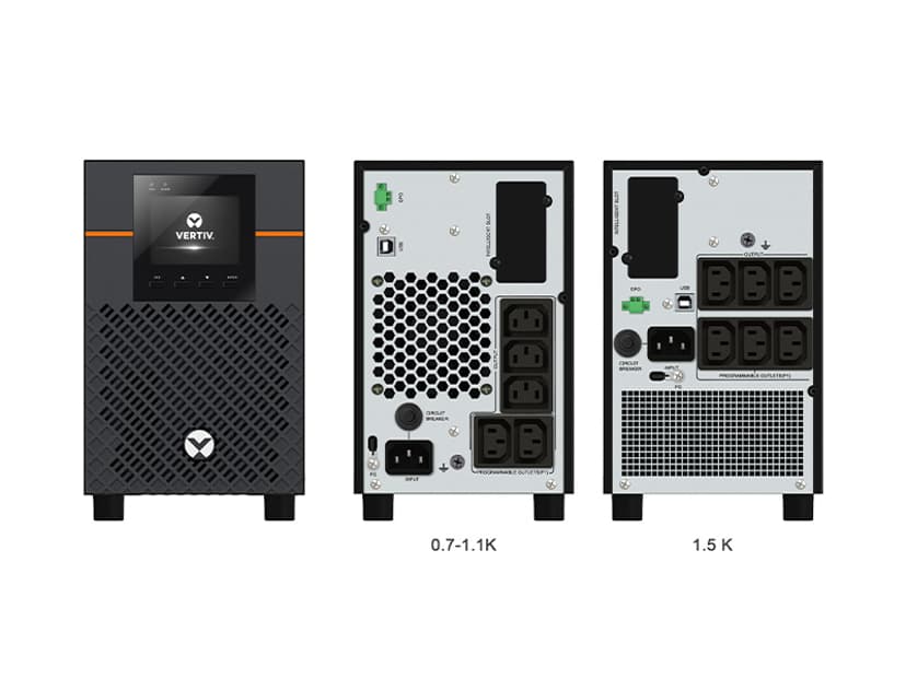 Vertiv Edge 1000VA Tower UPS - (Outlet-vare klasse 2)