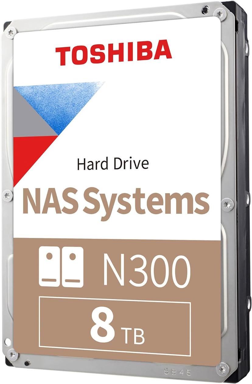 Toshiba N300 8TB BULK 3.5" 7200r/min SATA 6.0 Gbit/s Harddisk