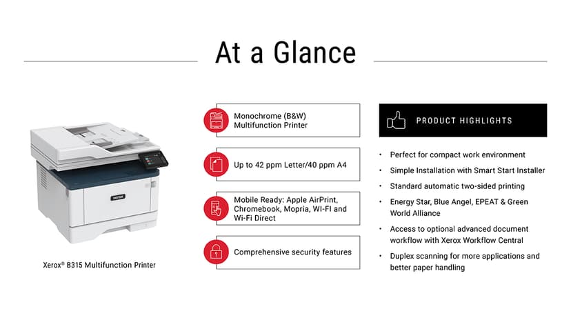Xerox B315V_DNI A4 MFP