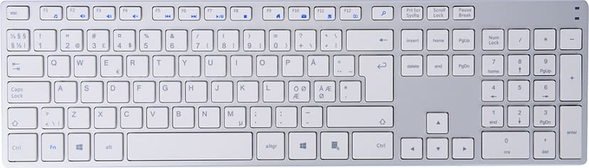 Voxicon Näppäimistö Slim Metal 290 Langaton Pohjoismainen