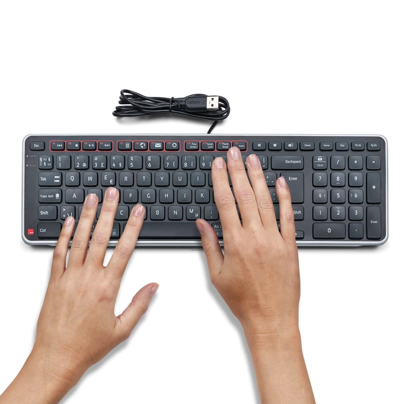 Contour Design Balance Keyboard Ledningsført Nordisk