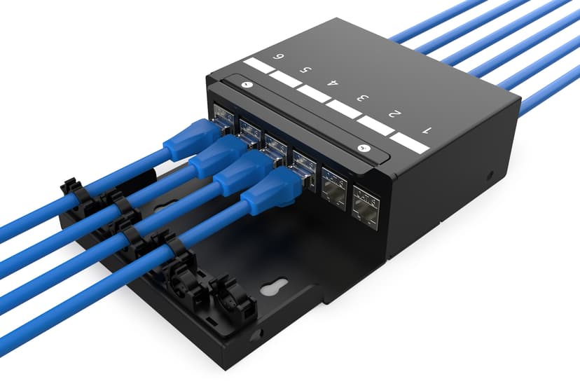 Digitus DN-93708-6 Consolidation Point Box 6-Port Keystone