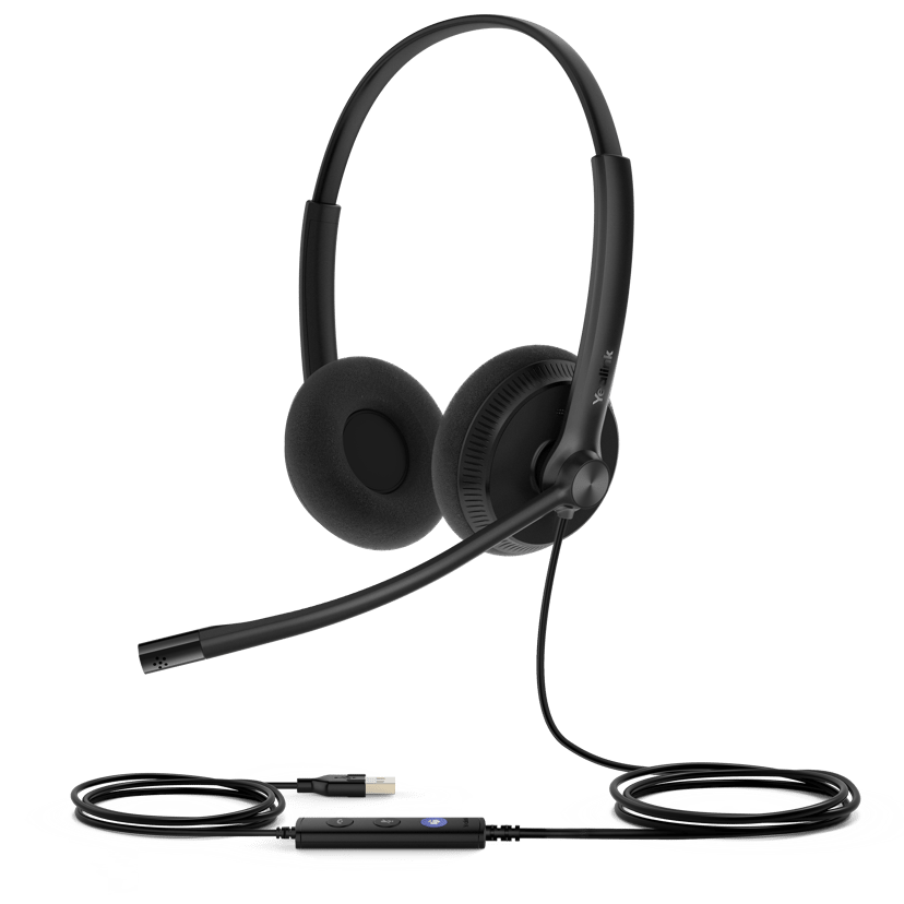 Yealink Uh34 Lite Dual Teams USB Type-A FCC Svart