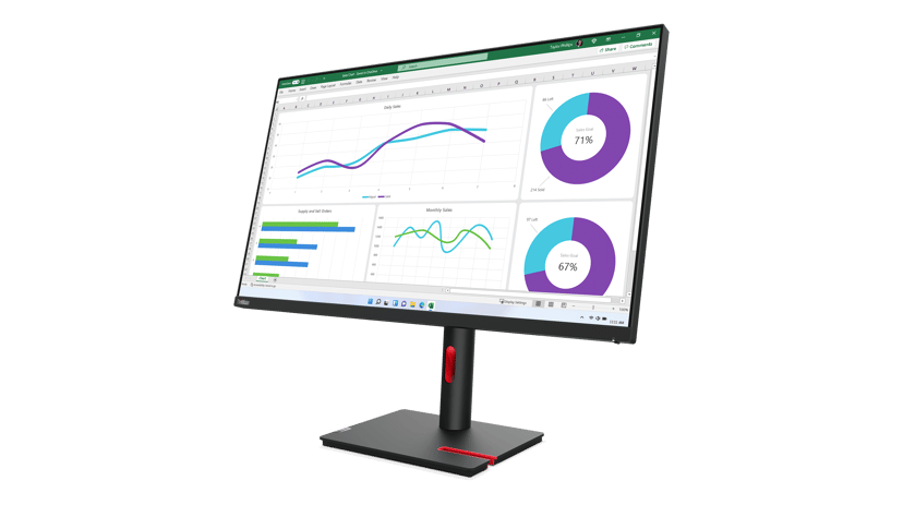 Lenovo ThinkVision T32h-30 - (Kuppvare klasse 2) 31.5" 2560 x 1440pixels IPS 16:9 60Hz
