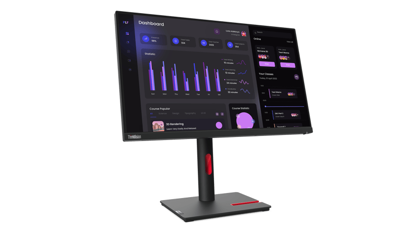 Lenovo ThinkVision T24i-30 - (Kuppvare klasse 2) 23.8" 1920 x 1080pixels IPS 16:9 60Hz