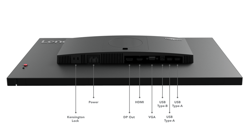 Lenovo ThinkVision T24i-30 - (Kuppvare klasse 2) 23.8" 1920 x 1080pixels IPS 16:9 60Hz