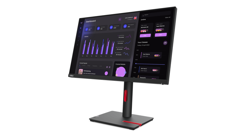 Lenovo ThinkVision T24i-30 - (Kuppvare klasse 2) 23.8" 1920 x 1080pixels IPS 16:9 60Hz
