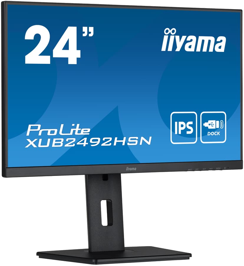 iiyama ProLite XUB2492HSN-B5 LED display 61 cm (24") 1920 x 1080 Pixels Full HD Zwart 24" 1920 x 1080pixels IPS 16:9 75Hz