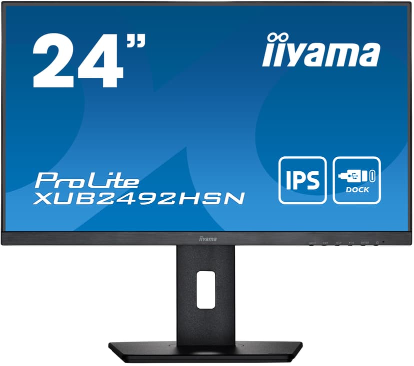 iiyama ProLite XUB2492HSN-B5 LED display 61 cm (24") 1920 x 1080 Pixels Full HD Zwart 24" 1920 x 1080pixels IPS 16:9 75Hz