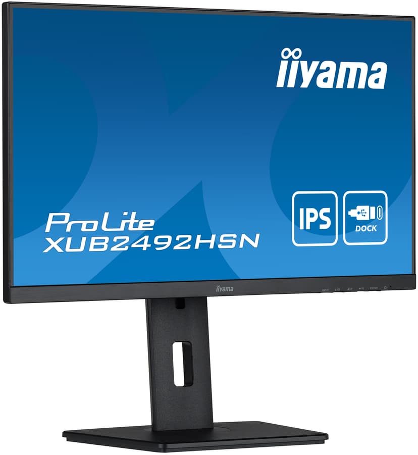 iiyama ProLite XUB2492HSN-B5 LED display 61 cm (24") 1920 x 1080 Pixels Full HD Zwart 24" 1920 x 1080pixels IPS 16:9 75Hz