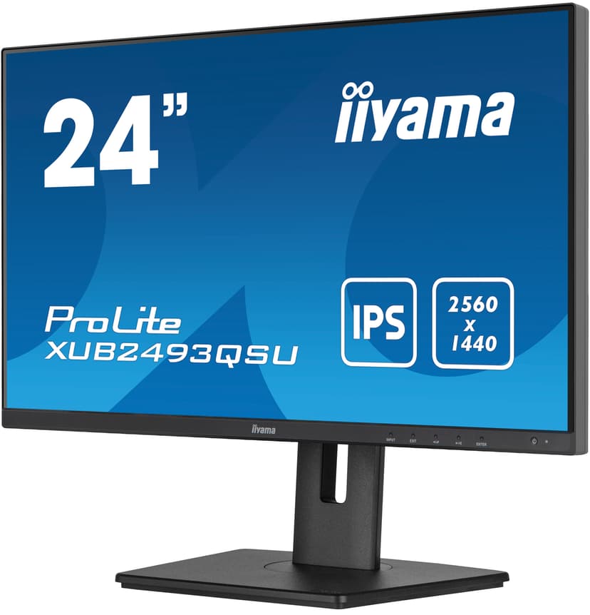 iiyama Prolite Xub2493qsu-b5 24" Qhd Ips 16:9 #nl 24" 2560 x 1440pixels IPS 16:9 60Hz
