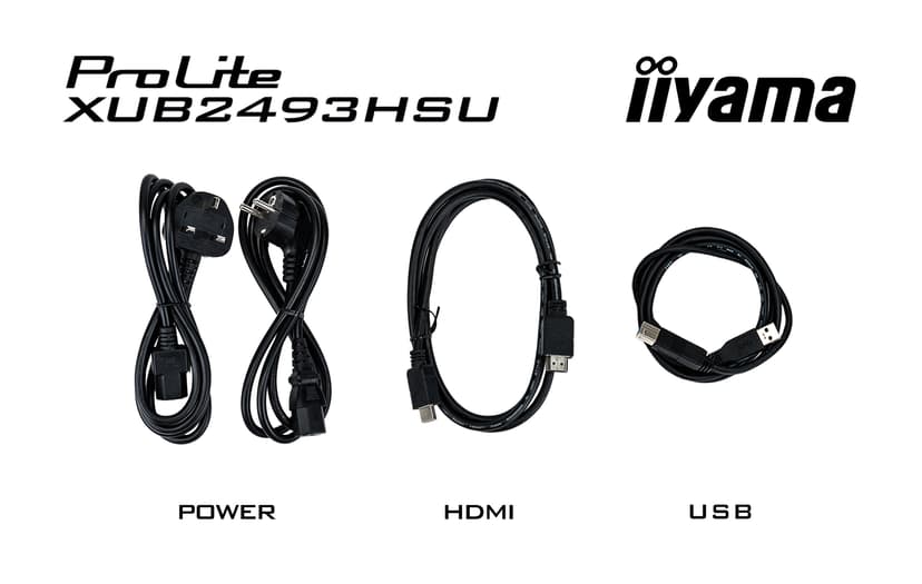 iiyama Prolite Xub2493hsu-b6 24" Fhd Ips 16:9 #nl 23.8" 1920 x 1080pixels IPS 16:9 100Hz