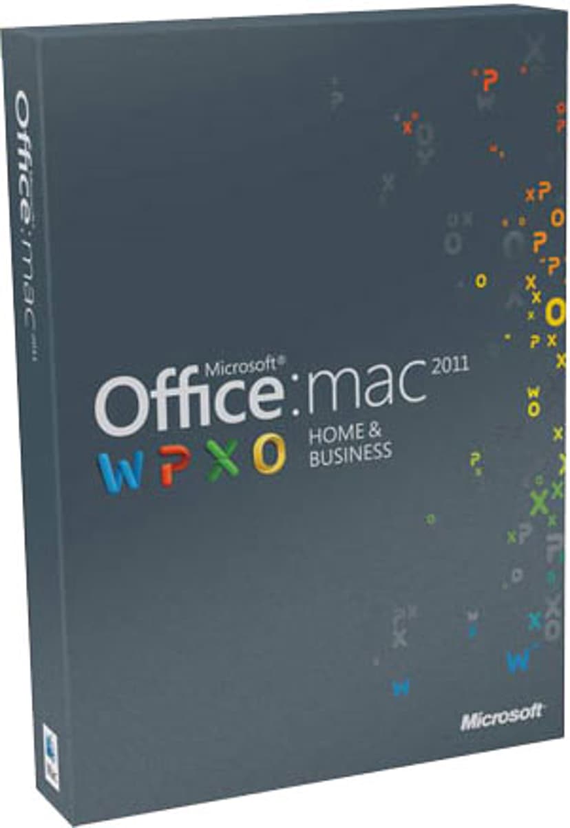 Microsoft Office for Mac Home and Business 2011