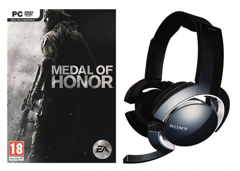 Sony Dr-Ga200 Gaming Headset + Medal Of Honor 2010