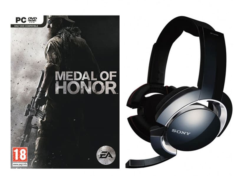 Sony Dr-Ga500 Gaming Headset + Medal Of Honor 2010