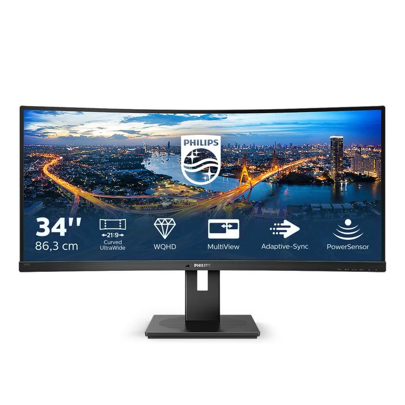 Philips B-Line 345B1C Curved QHD 34" 3440 x 1440pixels VA 21:9 100Hz
