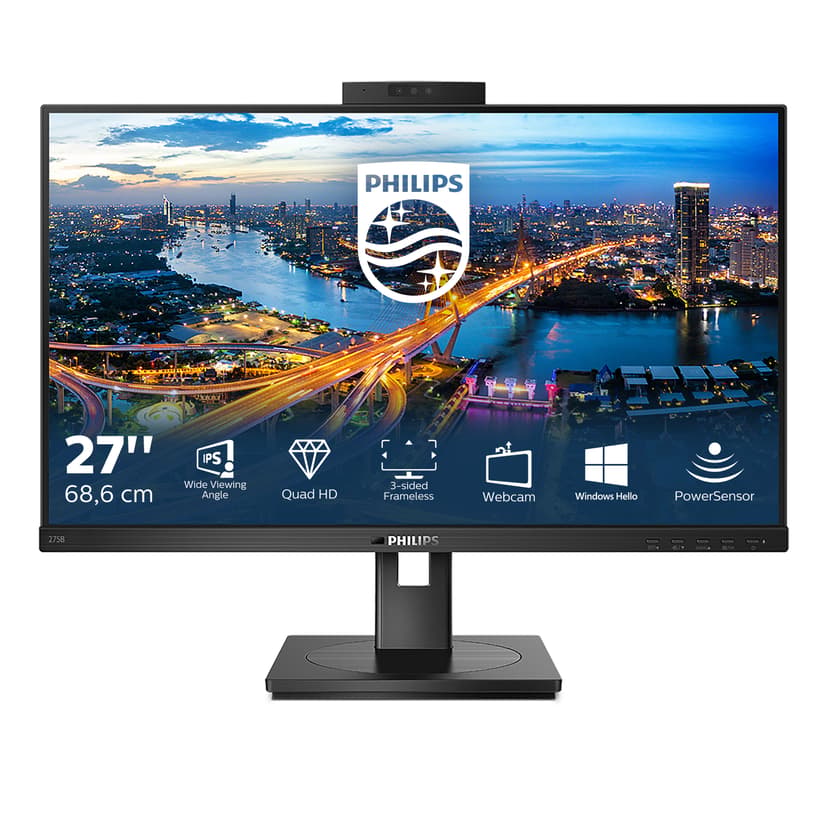 Philips B-Line 275B1H 27, 27 inch/68.6 cm" 2560 × 1440pixels IPS 16:9 75Hz
