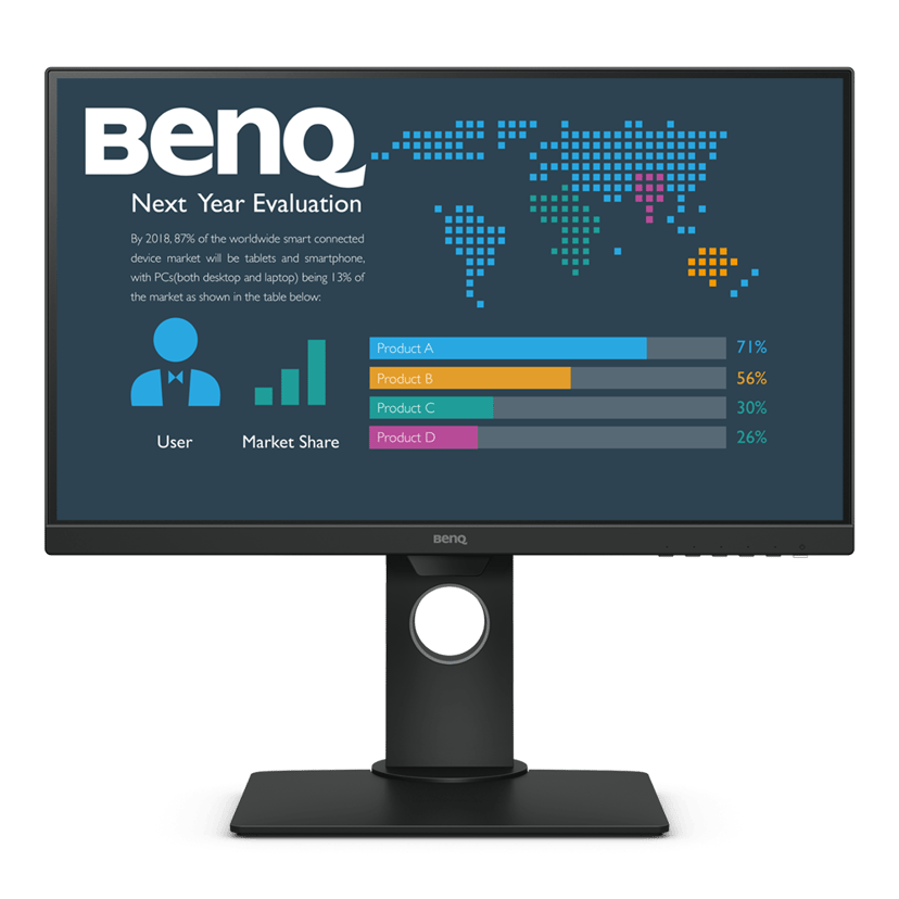 BenQ BL2480T 23.8" 1920 × 1080pixels IPS 16:9 60Hz