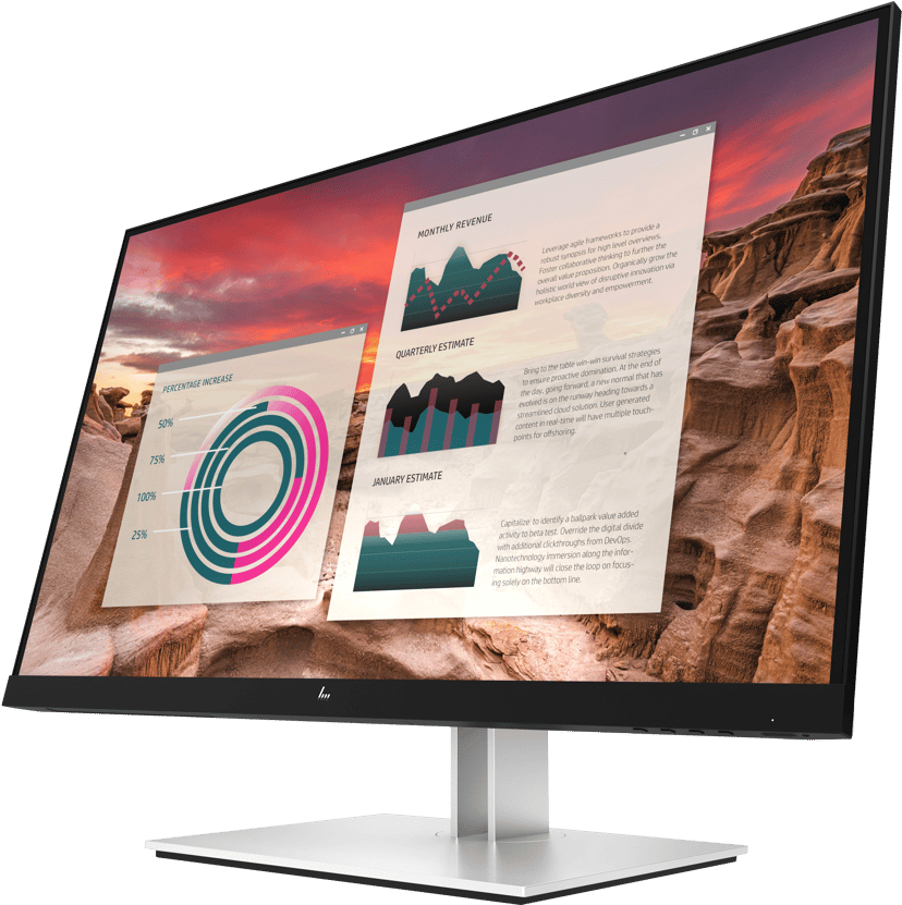 HP E27U G4 27" 2560 × 1440pixels IPS 16:9 60Hz