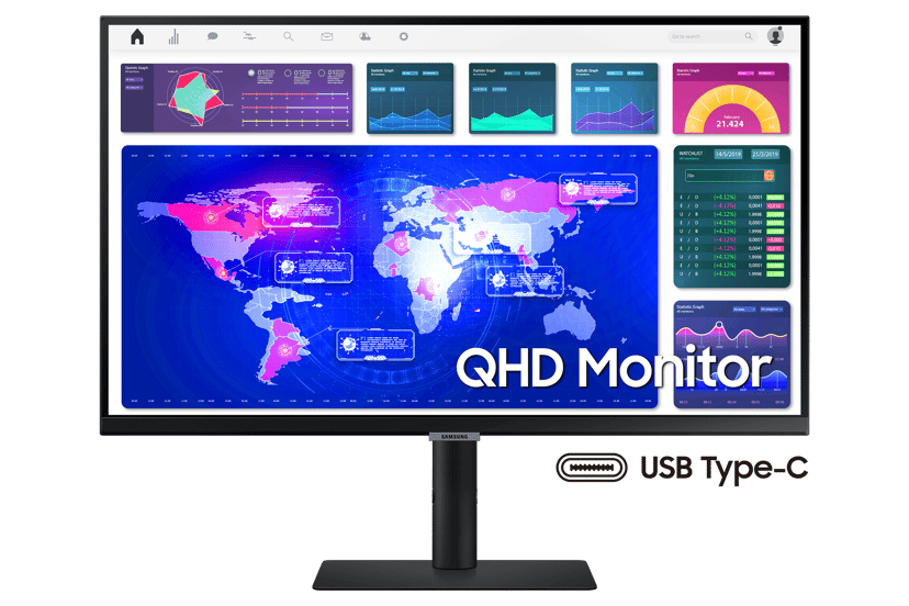 Samsung ViewFinity S60UA ECO Package 27" 2560 x 1440pixels IPS 16:9 75Hz