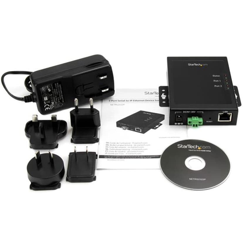 Startech 2 Port Serial-to-IP Ethernet Device Server