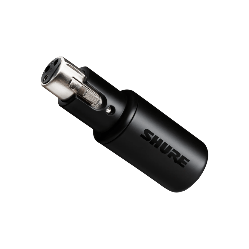 Shure MVX2U audiotallennuksen liittymä