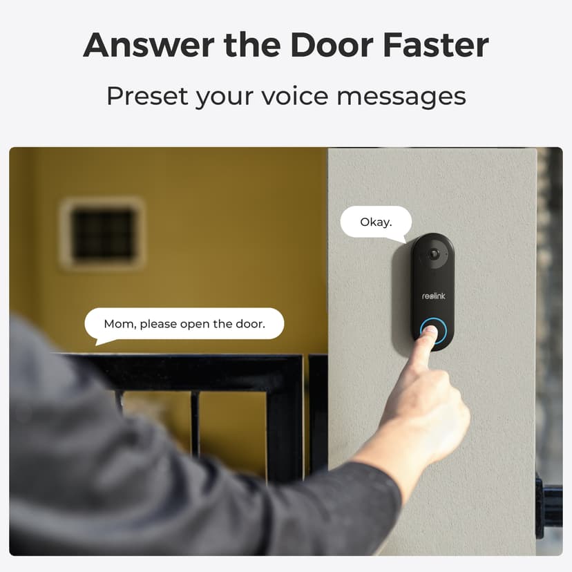 Reolink Smart 2K+ Video Doorbell WiFi