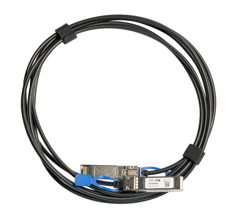 Mikrotik 25GBase rechtstreekse aansluitkabel 3m SFP, SFP+, SFP28 SFP/SFP+/SFP28