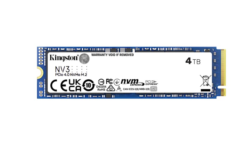 Kingston NV3 4TB SSD M.2 PCIe 4.0