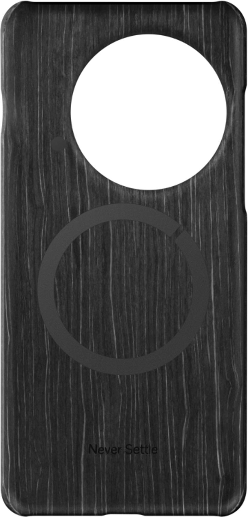 OnePlus Wood Grain Magnetic Half-pack Case OnePlus 13 Svart