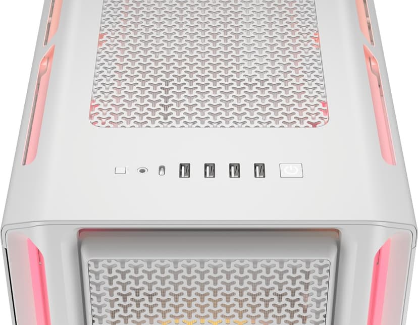 Corsair 5000T LX RGB iCUE Midi Tower Valkoinen