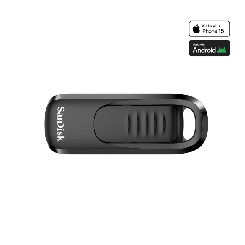 SanDisk Ultra Slider 32GB USB Type-C Zwart