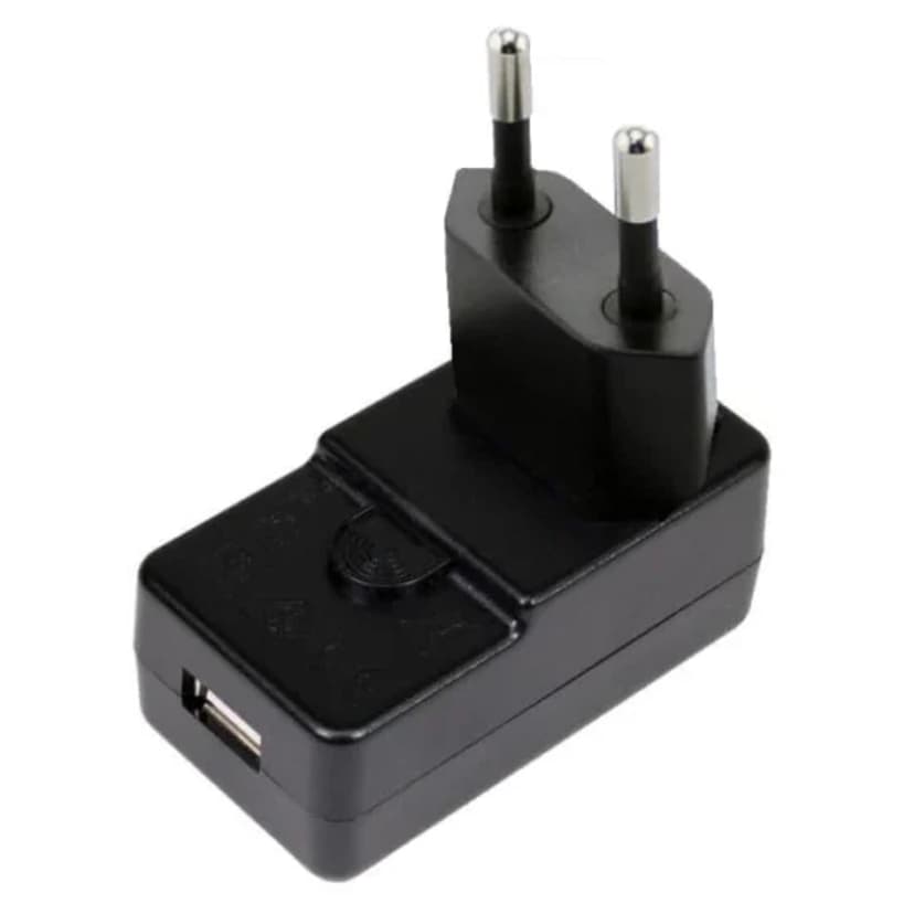 Zebra Väggladdare USB 100-240VAC 5V 2.5A With EU-Plug Svart