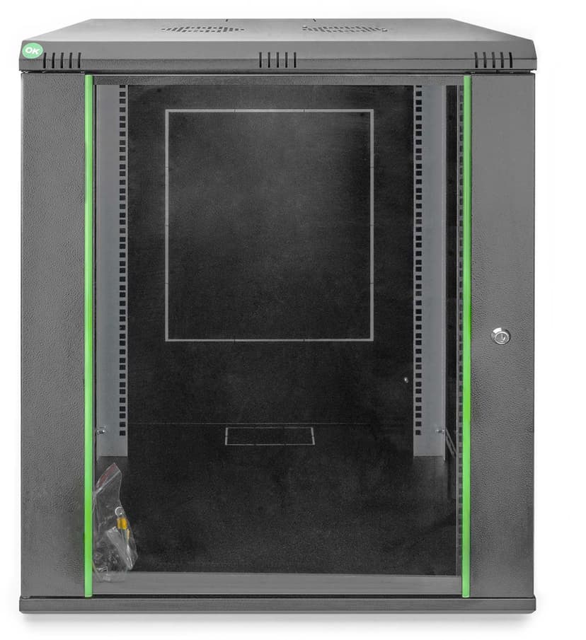 Digitus DN-19 16U-6/6-EC-SW rack Väggmonterad rack Svart