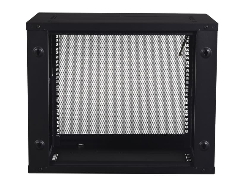 APC NetShelter WX AR109, 9U, 19 tuuman patch-kaappi, seinälle asennettava, kokoamaton, 400 mm syvä