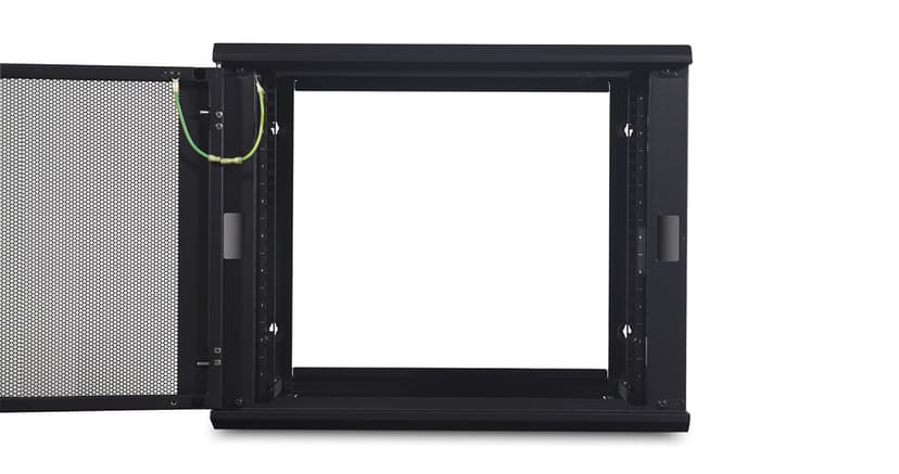 APC NetShelter WX AR109, 9U, 19-tommers patchpanel, veggmontering, umontert, 400 mm dyp
