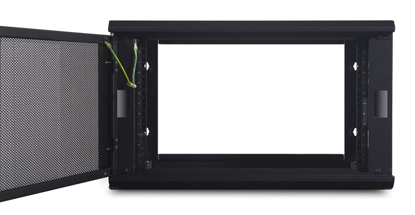 APC NetShelter WX AR106, 6U/HE, 19-tums patchskåp, väggmonterat, omonterat, 400 mm djup