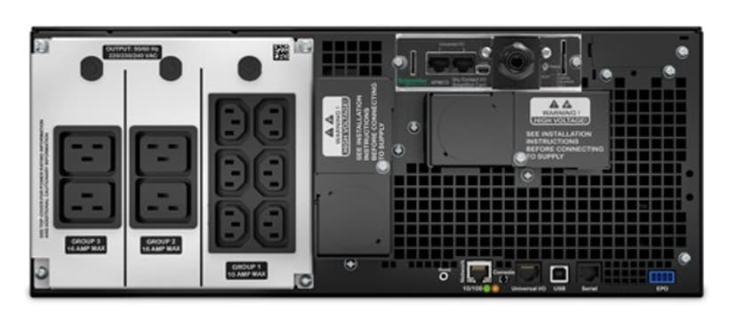 APC SRT6KRMXLIM uforstyrrbar strømforsyning (UPS) Dobbeltkonvertering (Online) 6 kVA 6000 W 13 AC-utganger