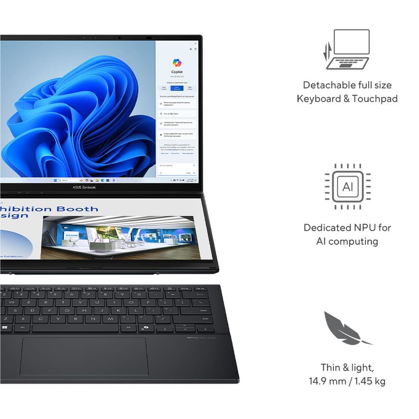 ASUS Zenbook Duo Core Ultra 9 32GB 2000GB 14"