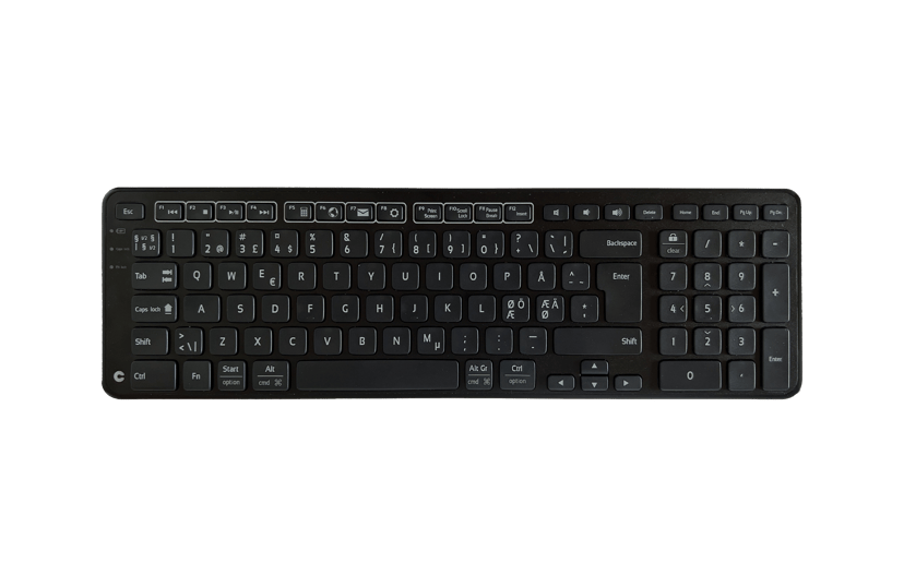 Contour Design Balance Keyboard Black Langaton Pohjoismainen
