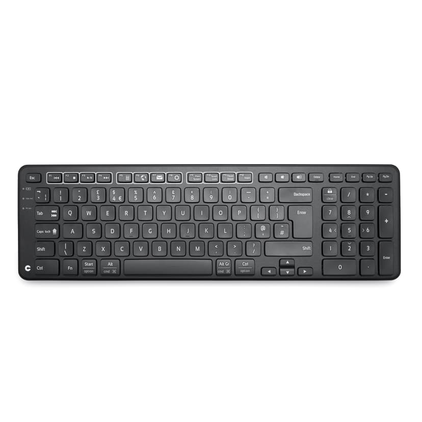 Contour Design Balance Keyboard Black Trådlös Nordisk