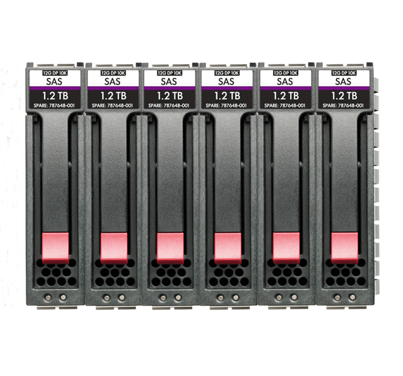 HPE MSA 96TB SAS 12G Midline 7.2K LFF (3.5in) M2 1yr Wty 6-pack HDD Bundle sisäinen kiintolevy 7200 RPM 3.5" 3.5" 7200r/min SAS HDD