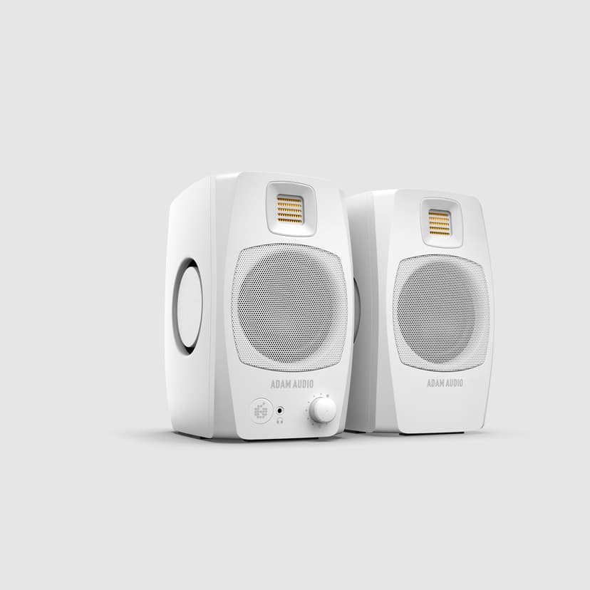 ADAM AUDIO D3V Desktop Monitors Valkoinen