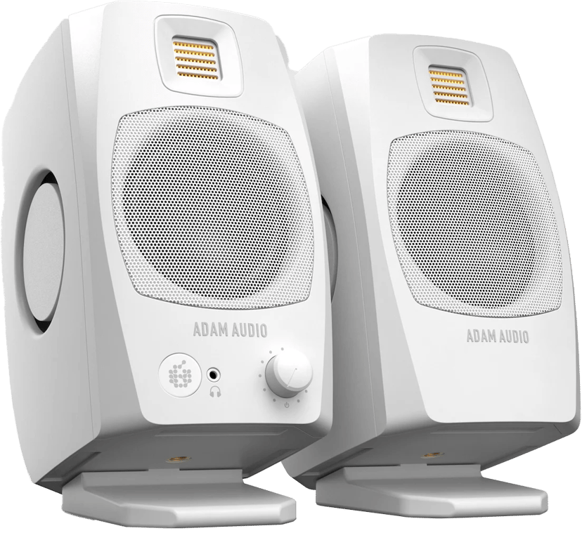 ADAM AUDIO D3V Desktop Monitors Valkoinen