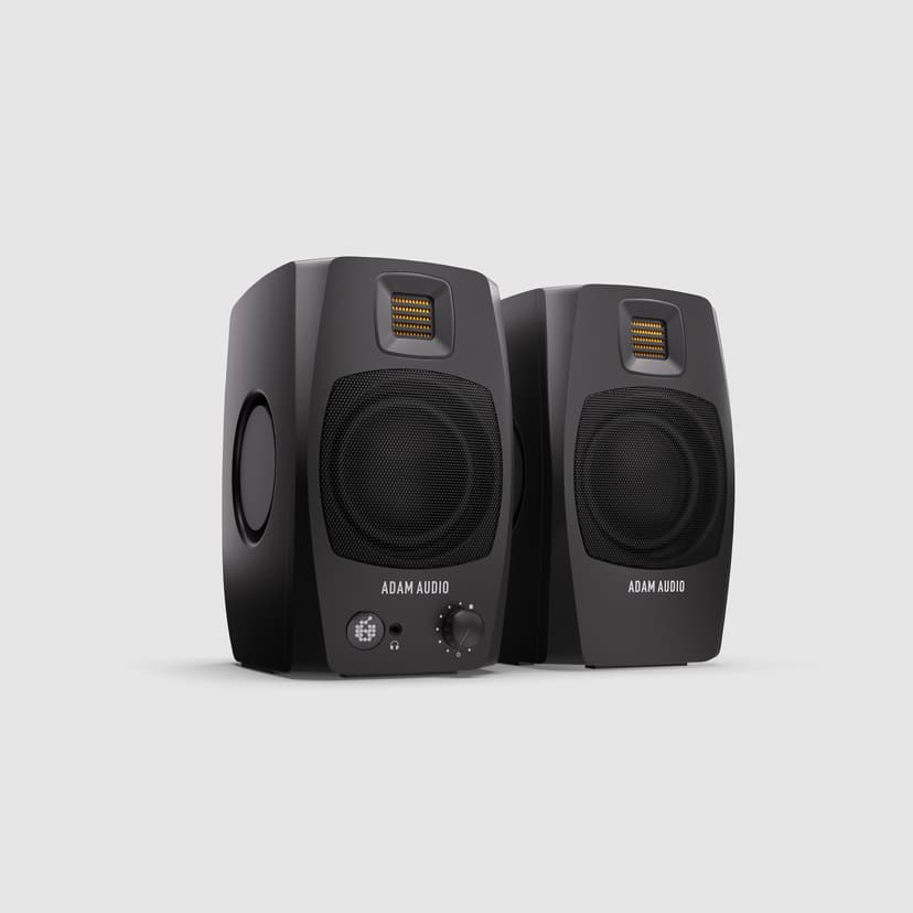 ADAM AUDIO D3V Desktop Monitors Musta