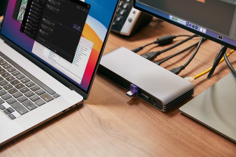 Kingston DataTraveler MicroDuo 64GB USB-A / USB-C Lilla, Rustfrit stål