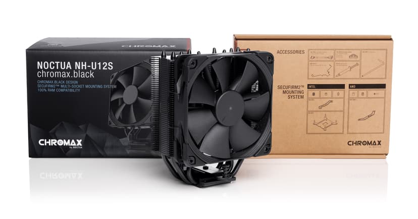 Noctua chromax NH-U12S Kylfläns/Radiatior Svart