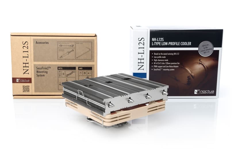Noctua NH-L12S Køler Beige, Nikkel