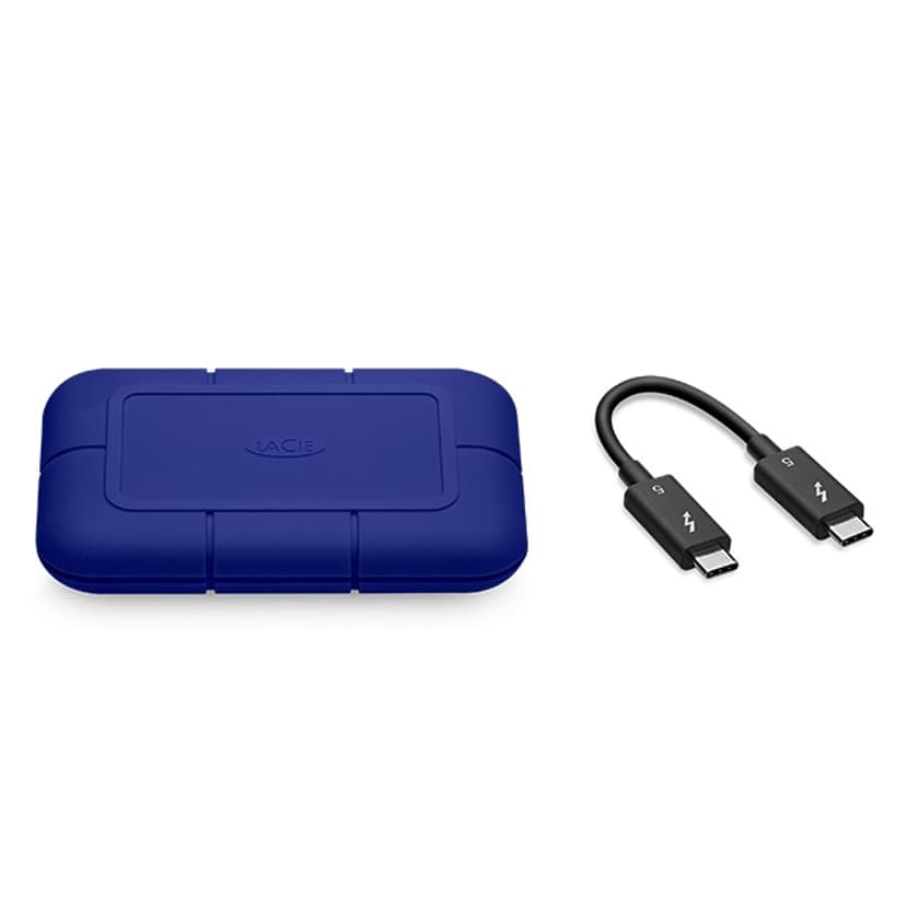 LaCie LaCie Rugged SSD Pro5 4TB USB Type-C Blå